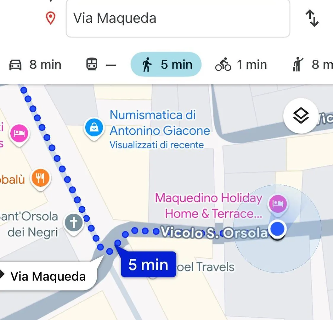 Maquedino Holiday Home & Terrace - Cozy Central Loft Palermo Affittacamere